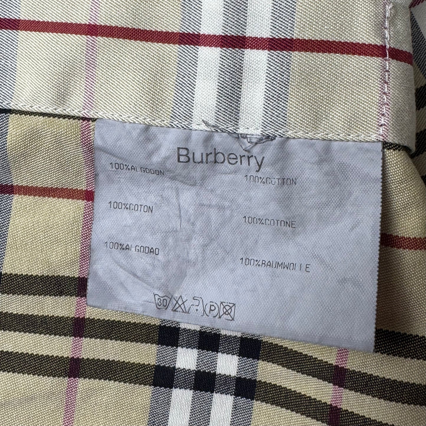 Burberry Nova Check Shirt Beige (XL)
