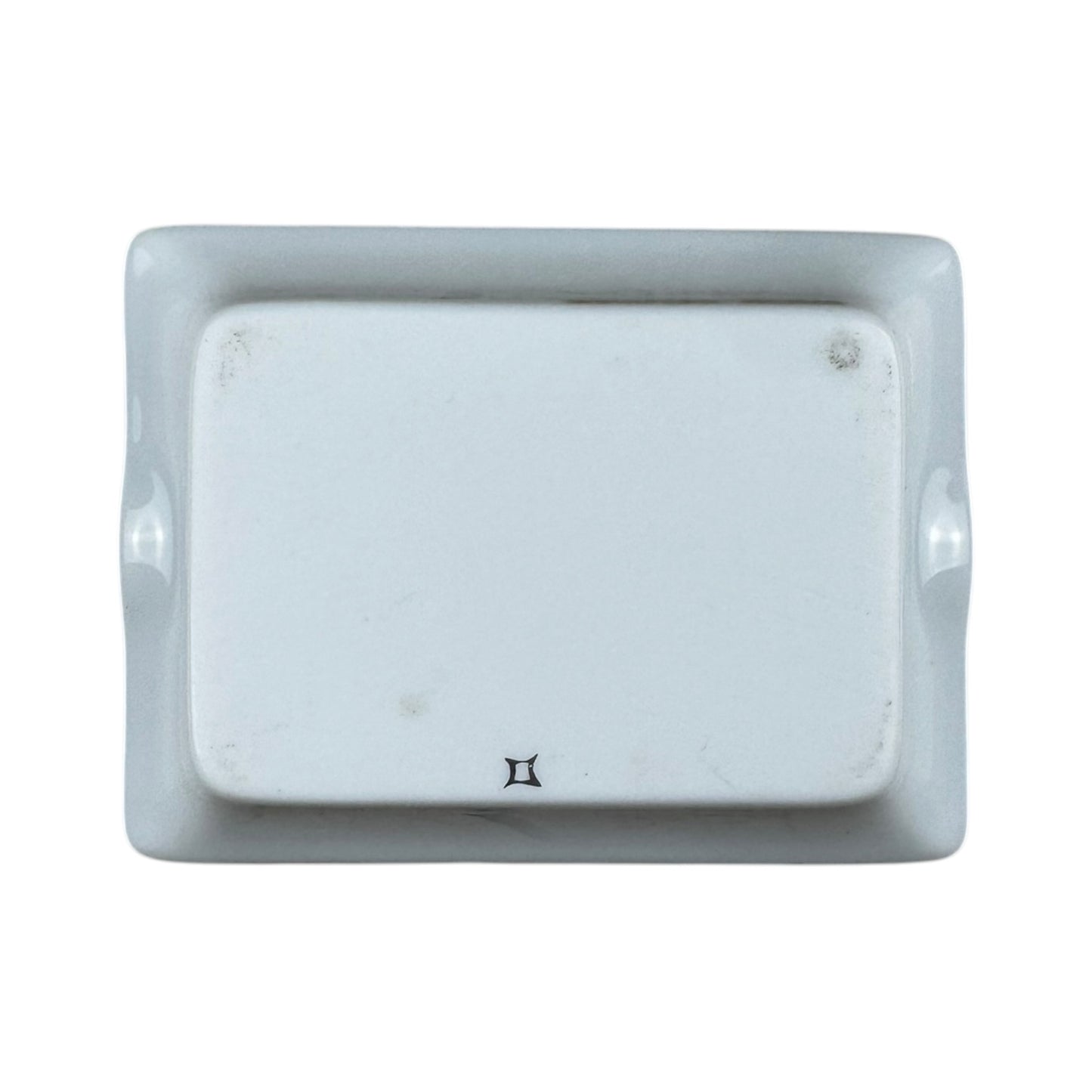 Hermés Tiny Sky Blue Porcelain Ashtray with Cloud Motif – Gold Rim