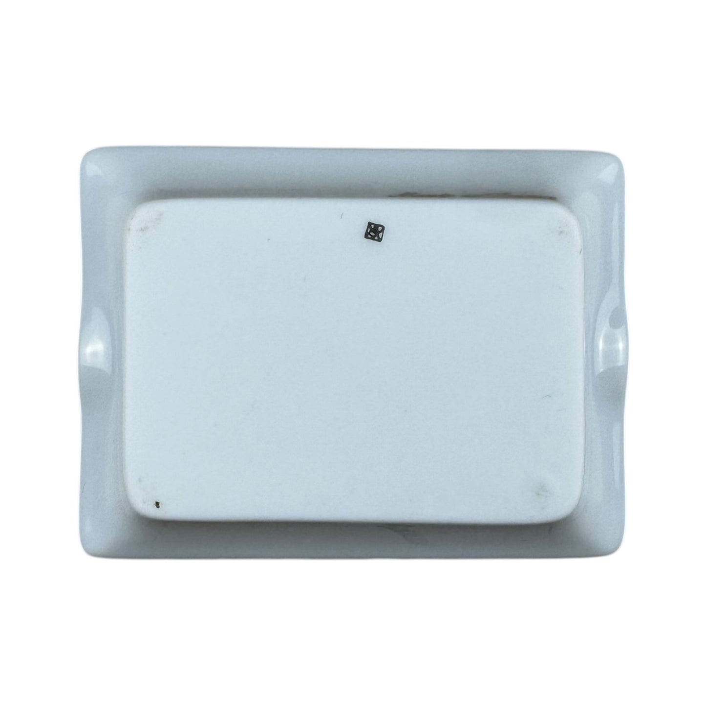 Hermés Tiny Sky Blue Porcelain Ashtray with Sun Motif – Gold Rim