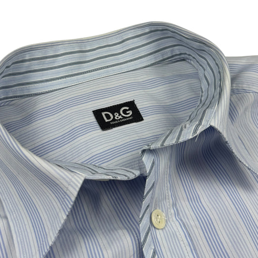 Dolce & Gabbana Striped Cotton Shirt (M)