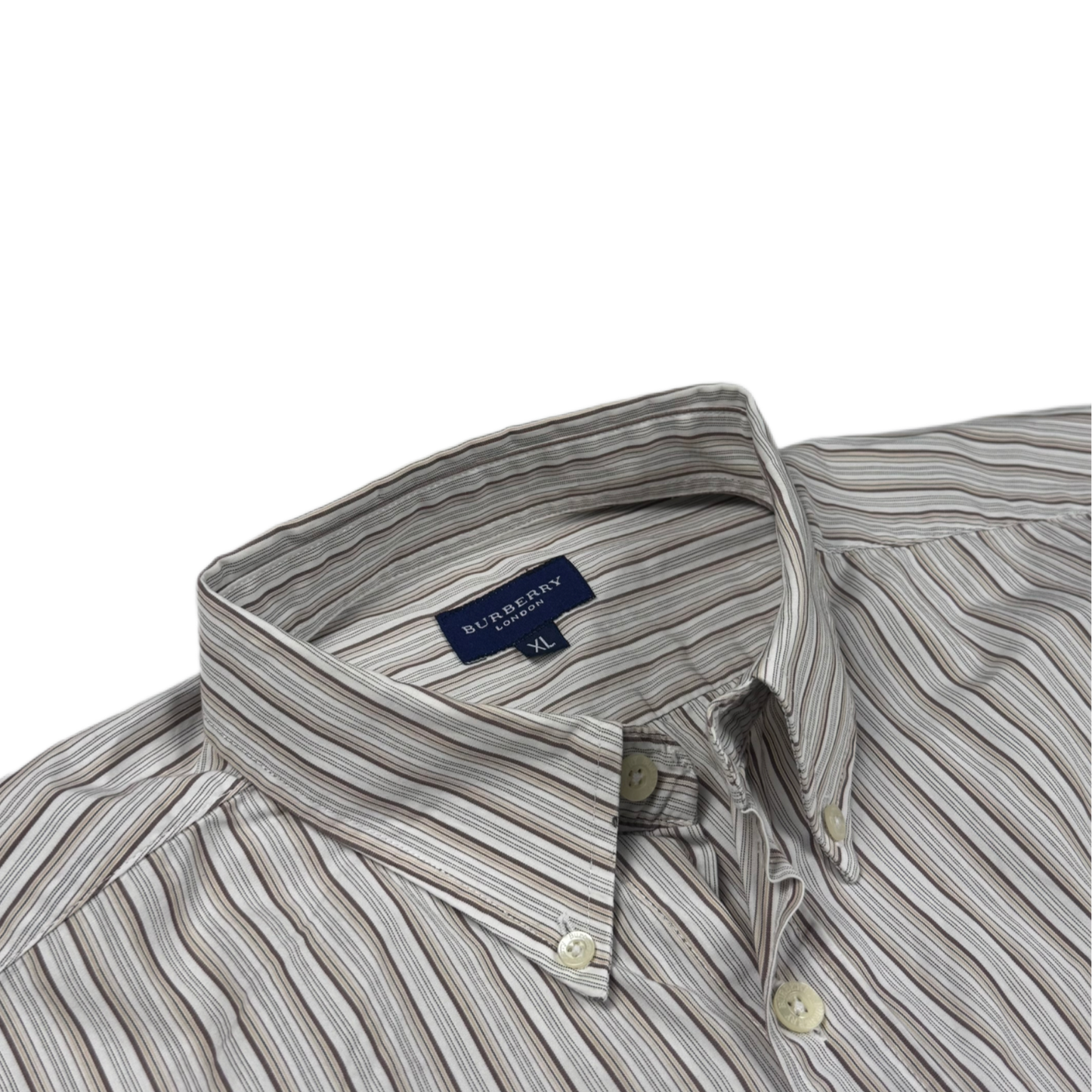 Burberry Striped Shirt White/Beige (XL)