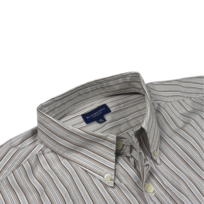 Burberry Striped Shirt White/Beige (XL)