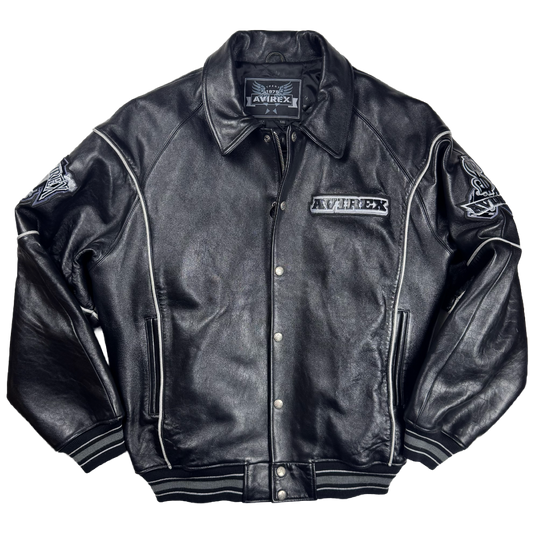 Avirex Hi-Rollers Aviator Leather Jacket (XXL)