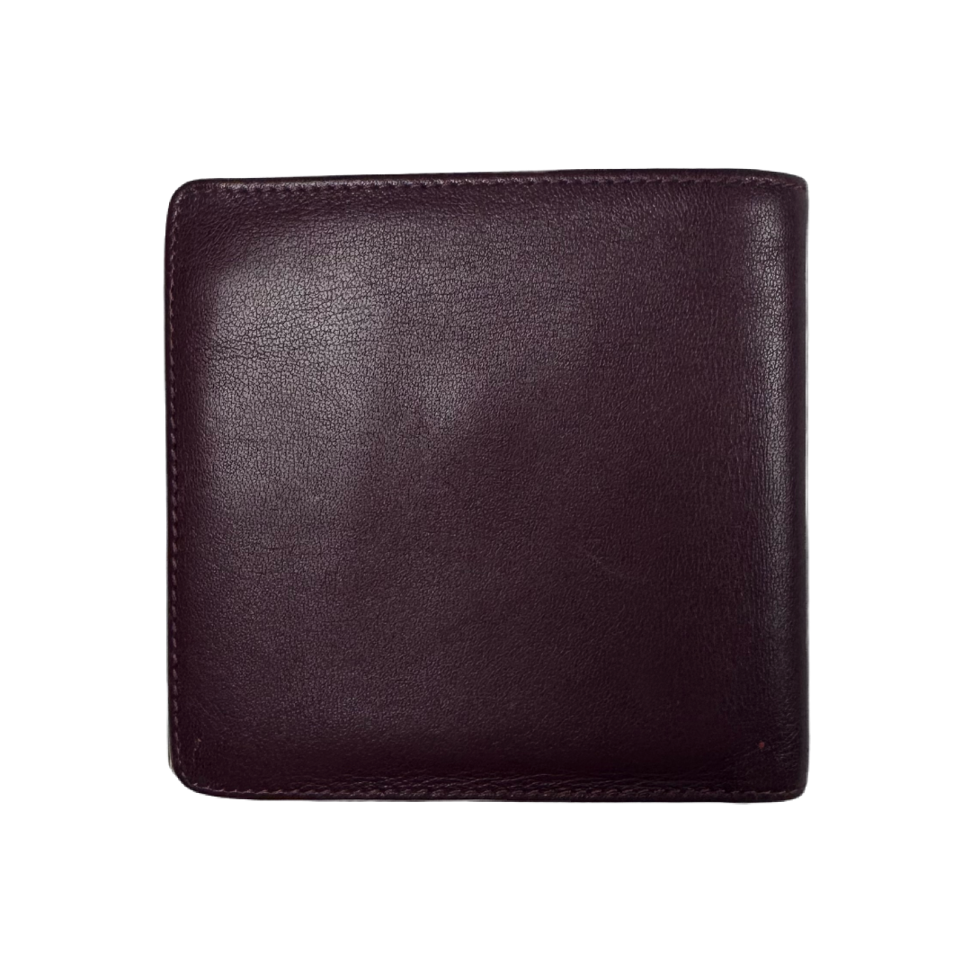 Cartier Bordeaux Leather Wallet