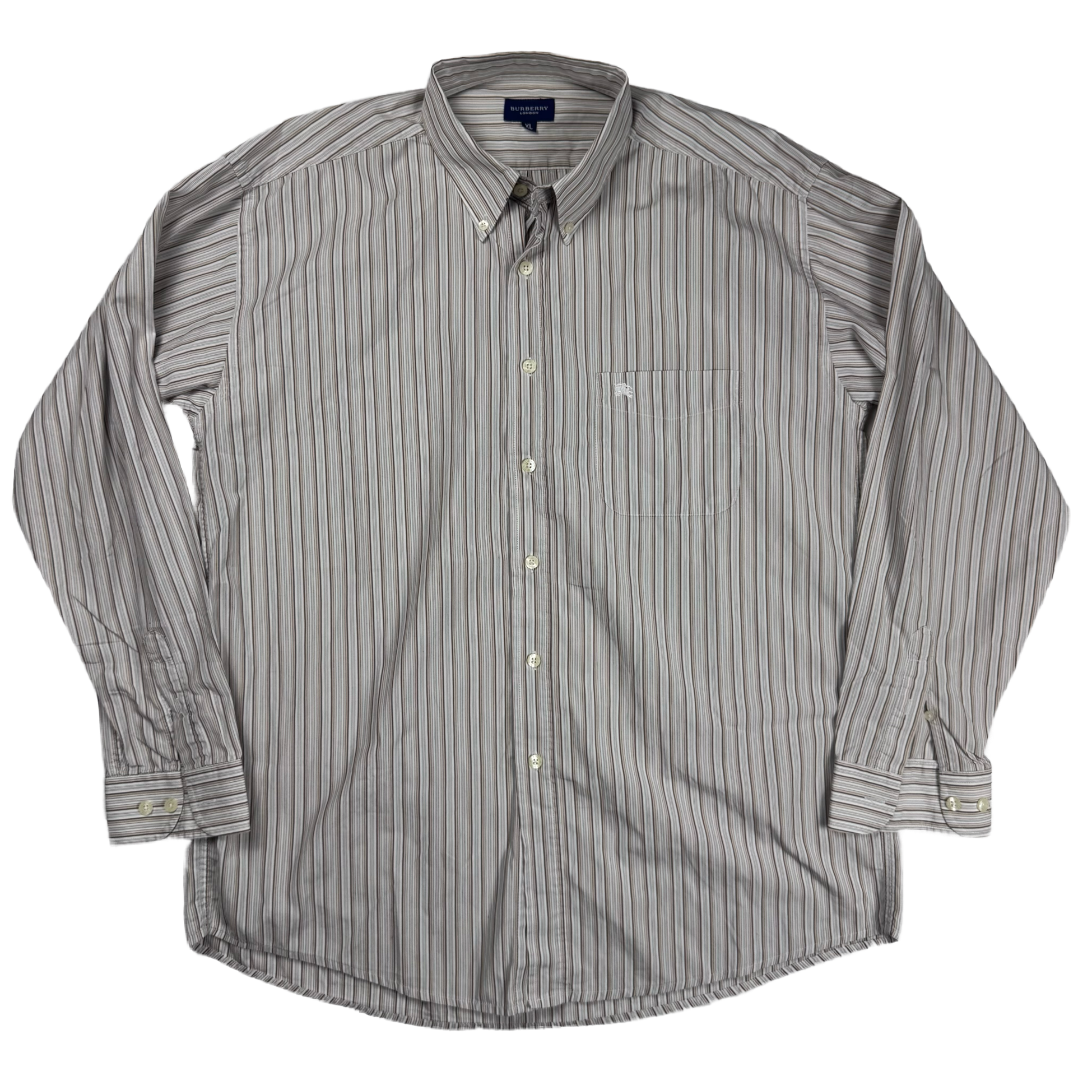 Burberry Striped Shirt White/Beige (XL)