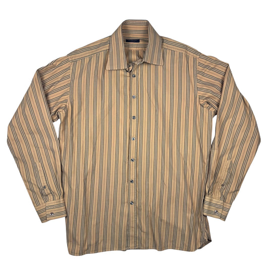 Burberry Striped Button-Up Shirt (L)