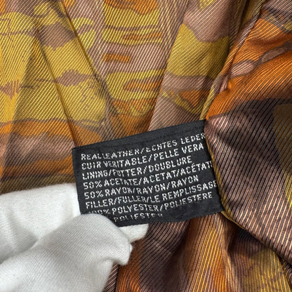 Vintage Leather Jacket Brown Soft Aged Leather (M)