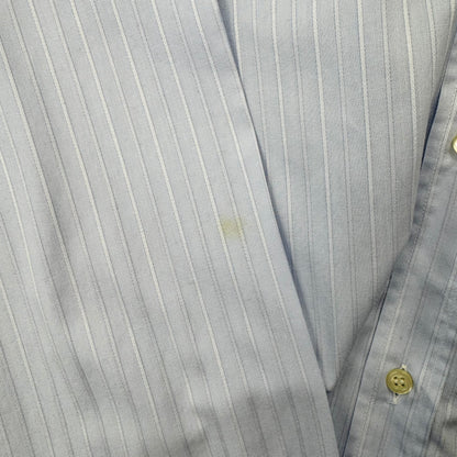 Valentino Striped Shirt Light Blue Fine Cotton (L)