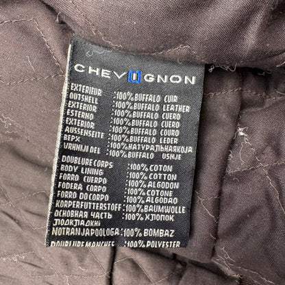 Chevignon Marble Buffalo Leather Jacket (L)