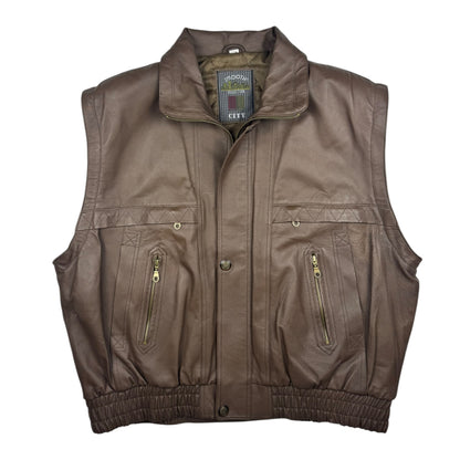 Vintage Smooth City 2-in-1 Nappa Leather Jacket (XL)