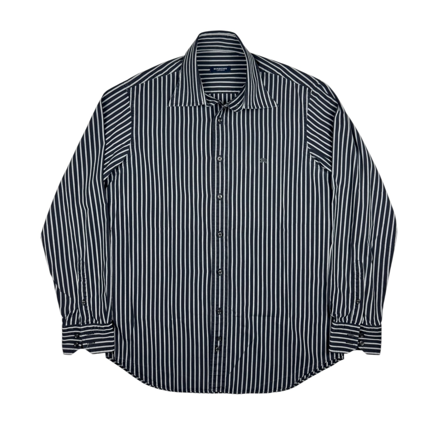 Burberry Striped Shirt Black & White (M)