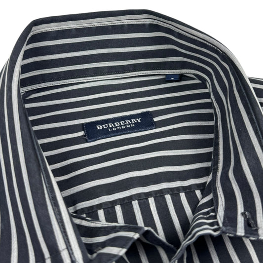 Burberry Striped Shirt Black & White (M)