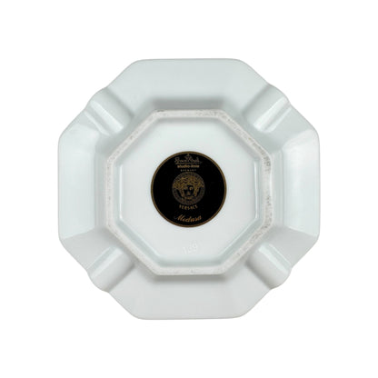 Versace X Rosenthal Medusa Baroque Porcelain Ashtray – Red & Gold
