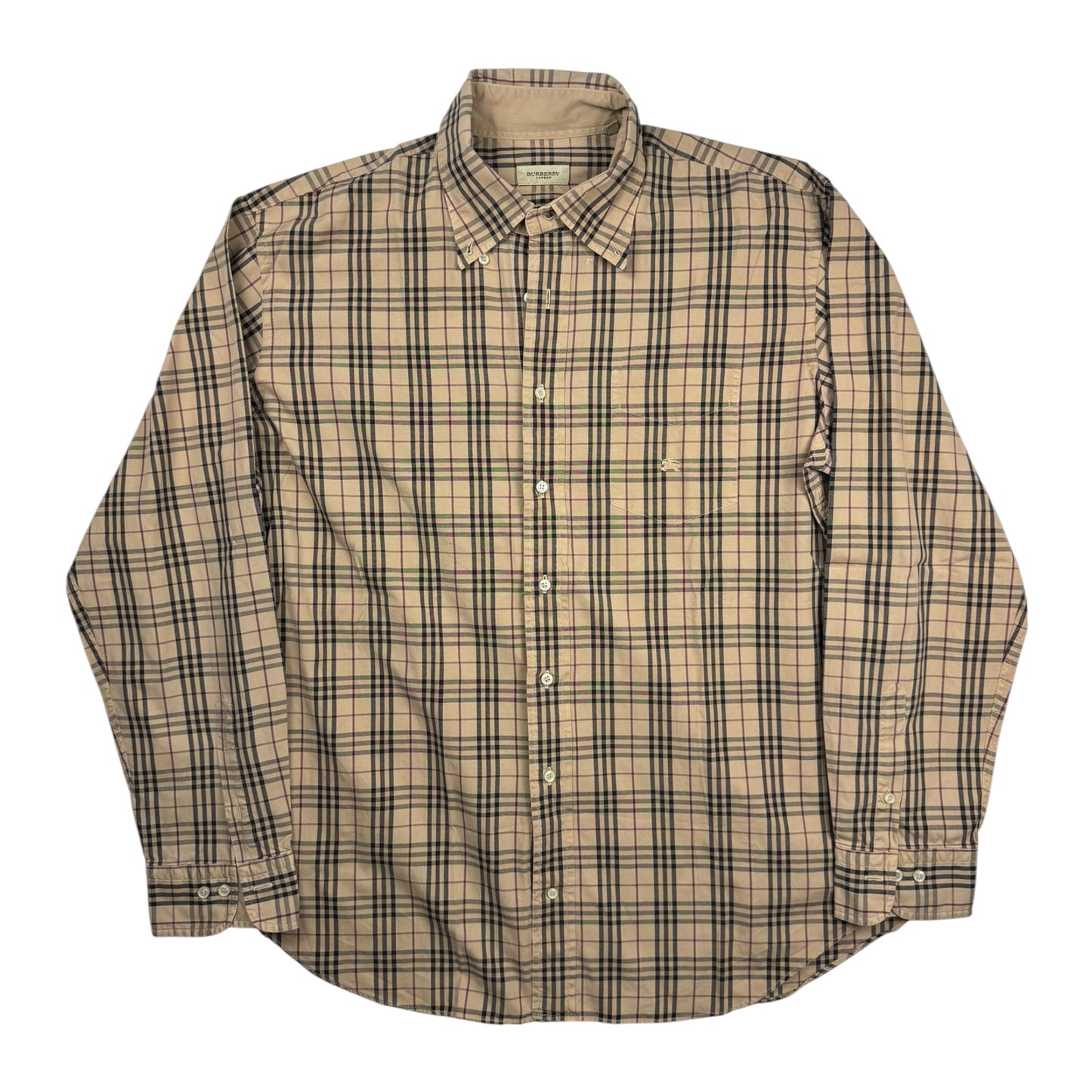 Burberry Nova Check Button-Up Shirt (XL)