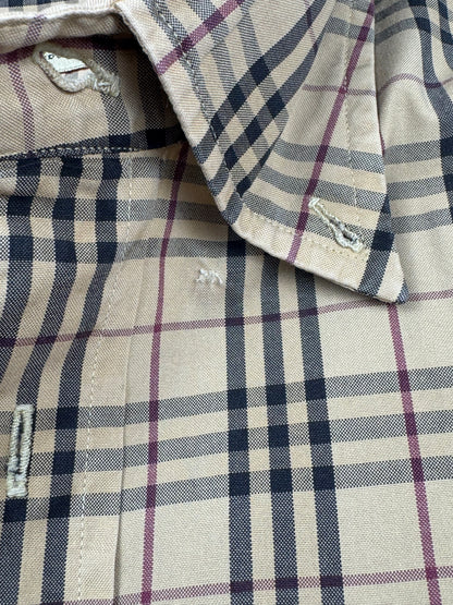 Burberry Nova Check Button-Up Shirt (XL)