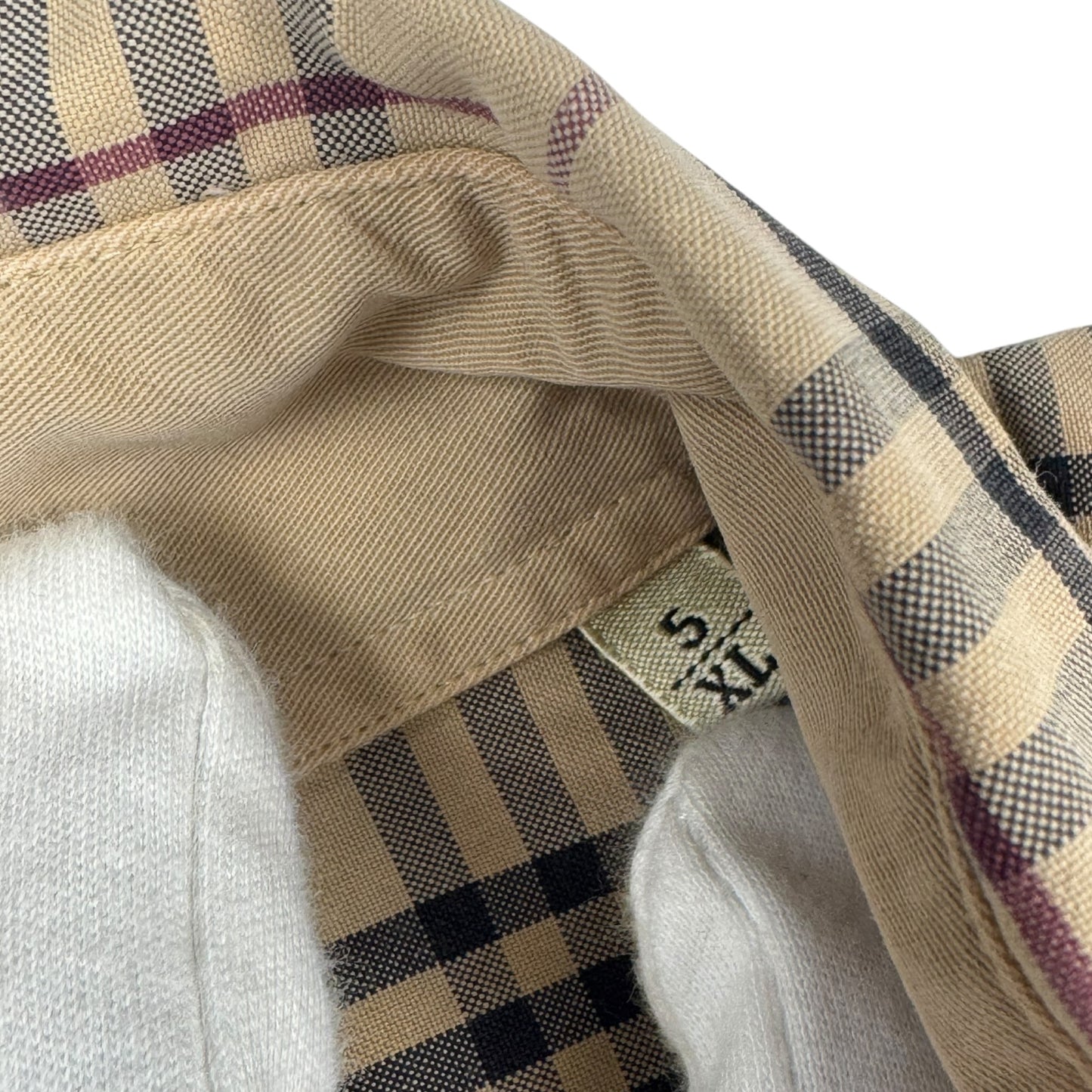 Burberry Nova Check Button-Up Shirt (XL)