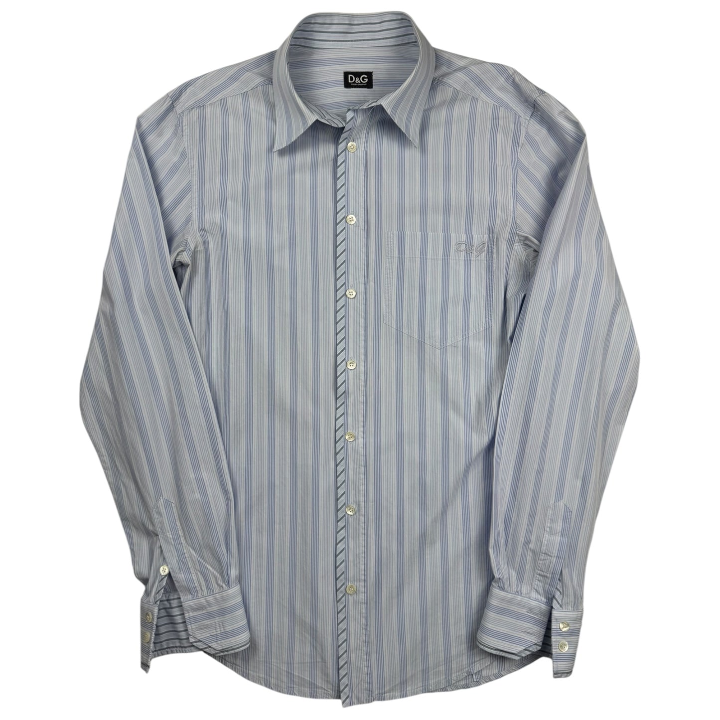 Dolce & Gabbana Striped Cotton Shirt (M)