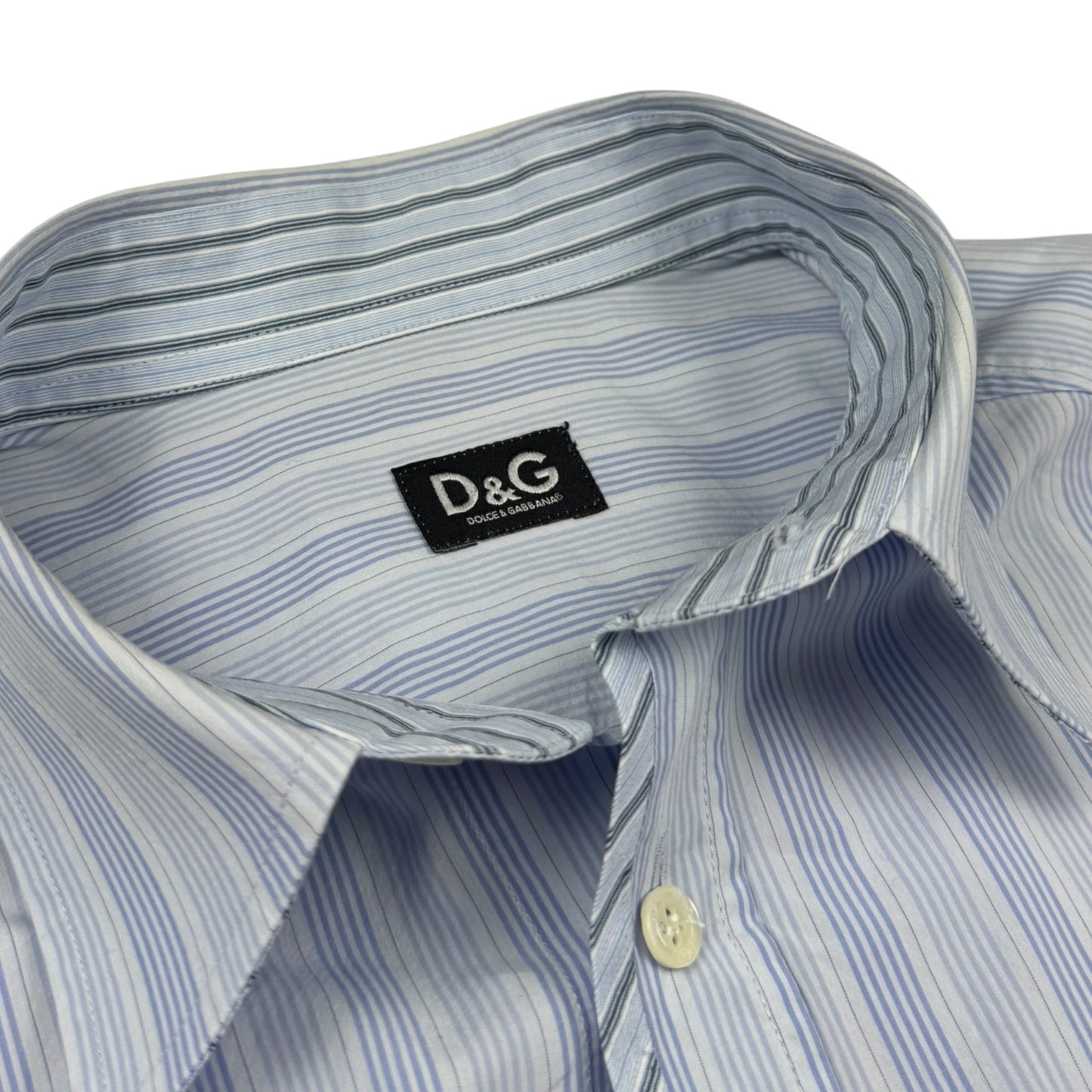 Dolce & Gabbana Striped Cotton Shirt (M)