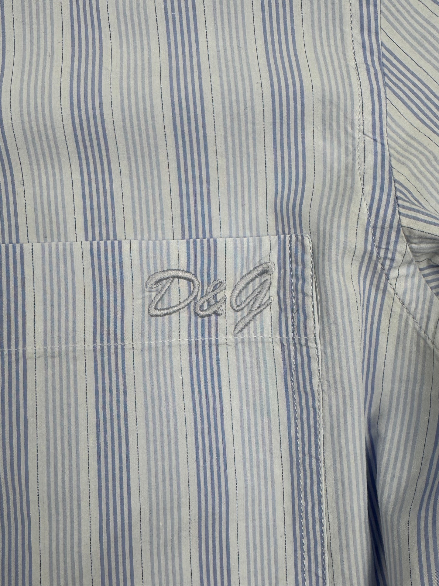 Dolce & Gabbana Striped Cotton Shirt (M)