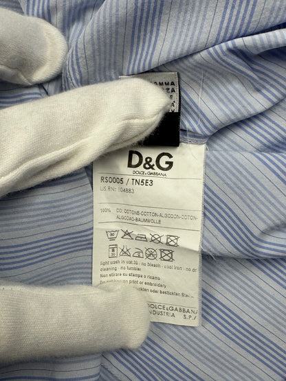 Dolce & Gabbana Striped Cotton Shirt (M)