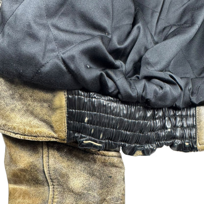 Chevignon Patina Flying Leather Jacket (S)