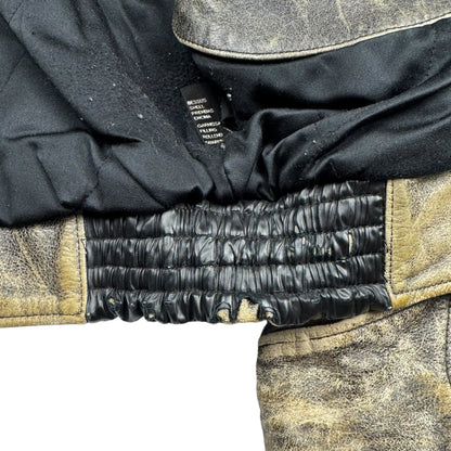 Chevignon Patina Flying Leather Jacket (S)