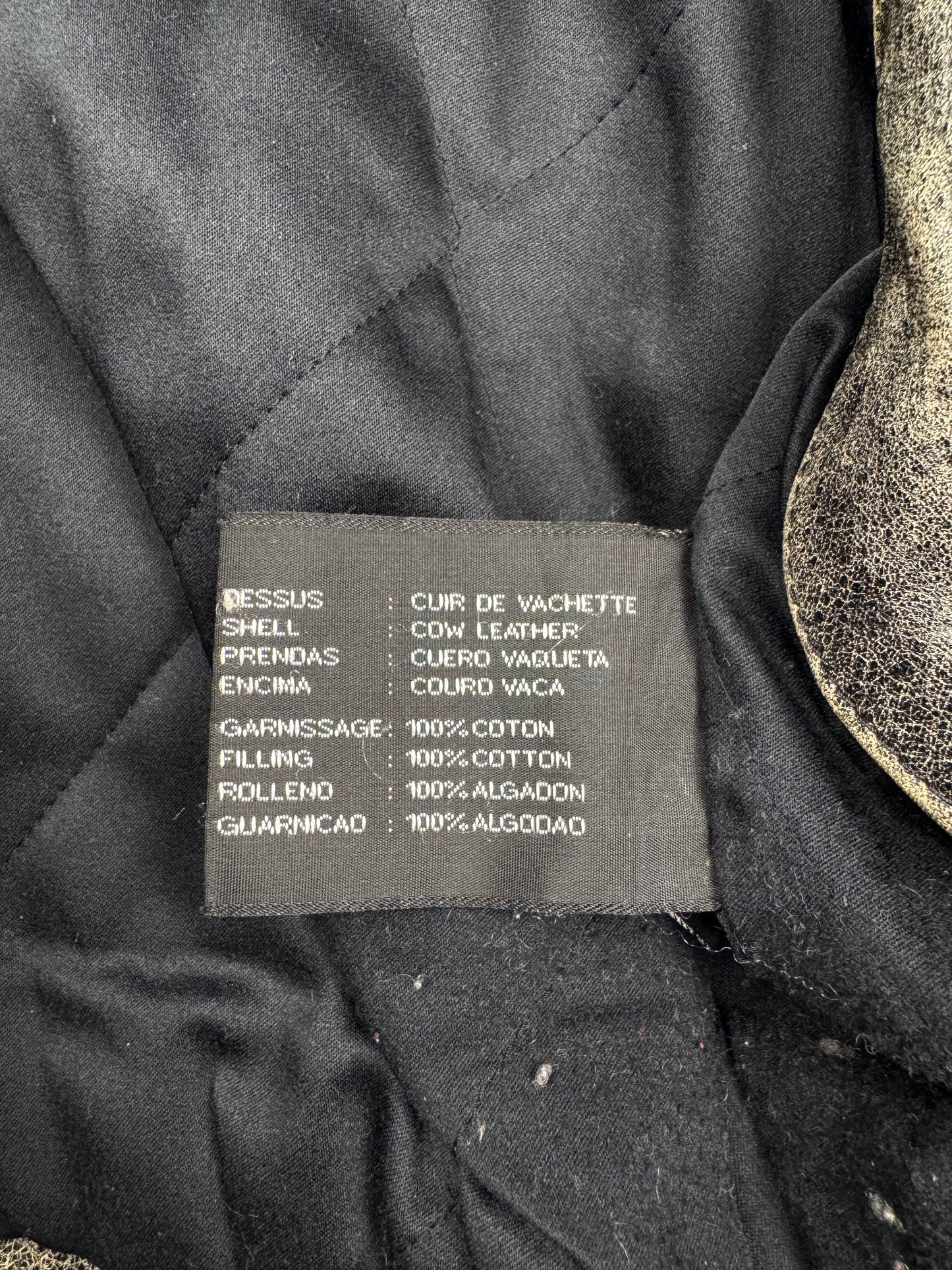 Chevignon Patina Flying Leather Jacket (S)