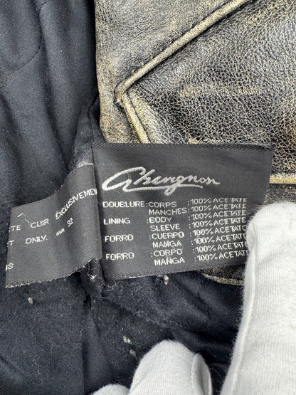 Chevignon Patina Flying Leather Jacket (S)