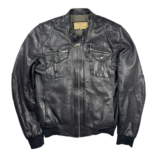Chevignon Racer Leather Jacket (L)