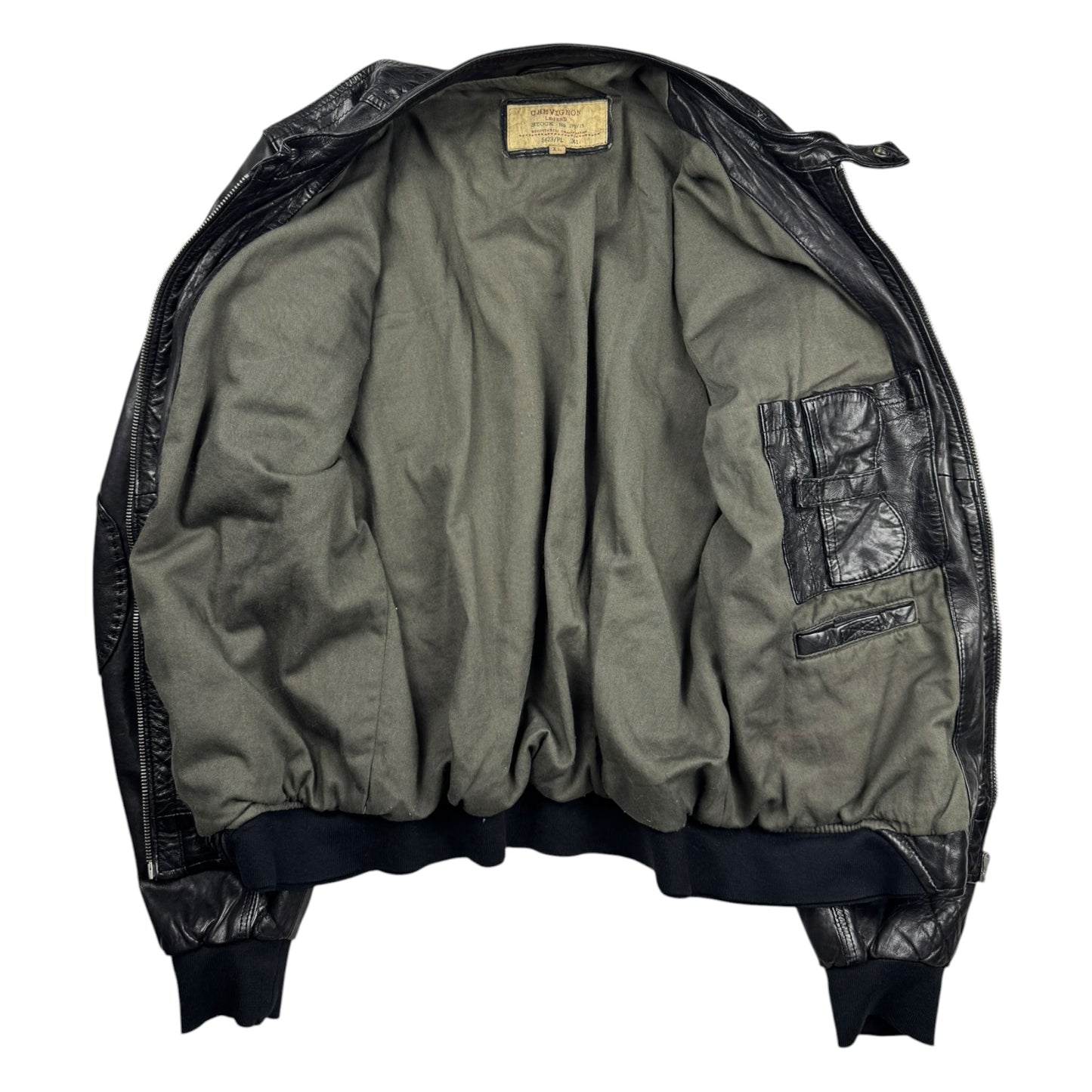 Chevignon Racer Leather Jacket (L)
