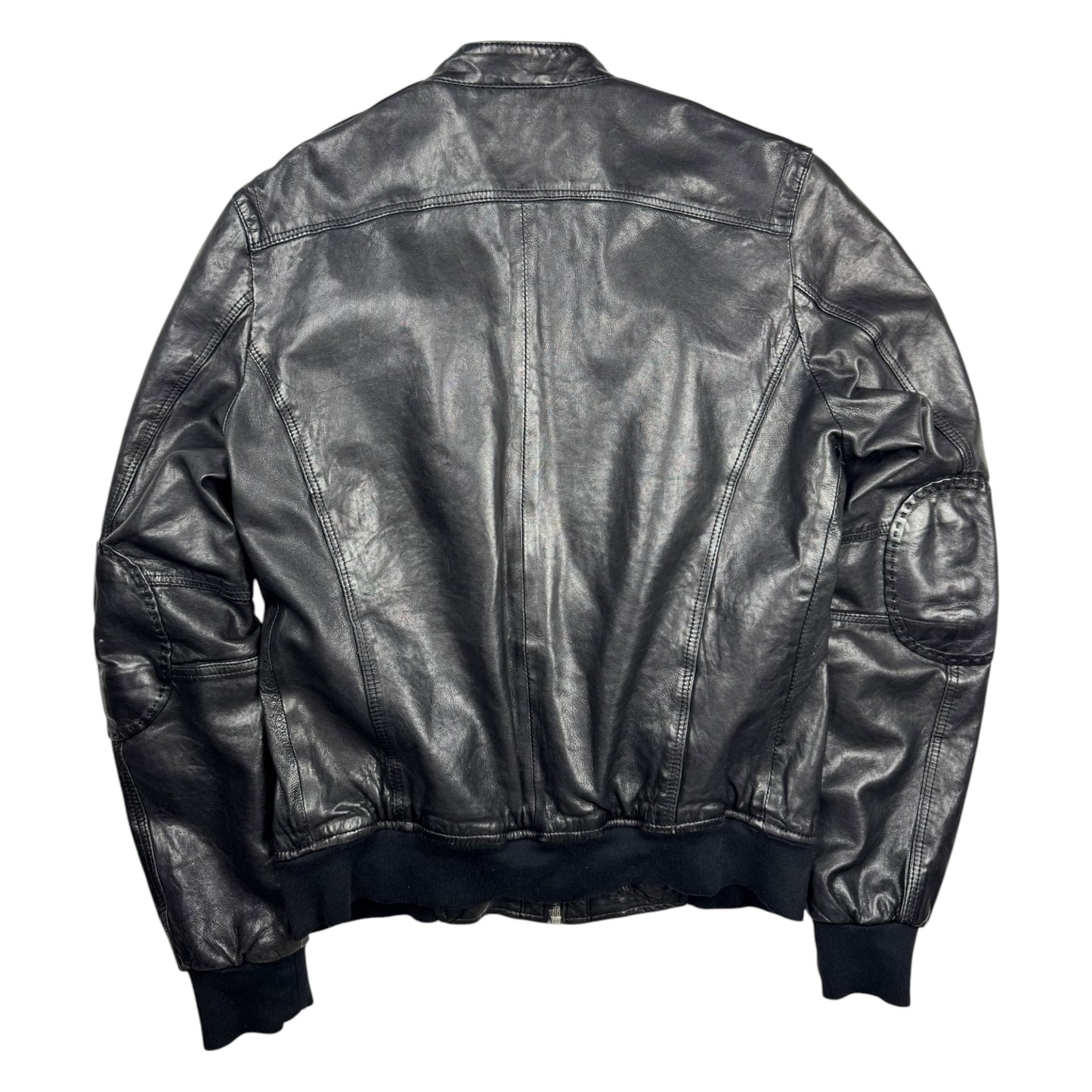 Chevignon Racer Leather Jacket (L)