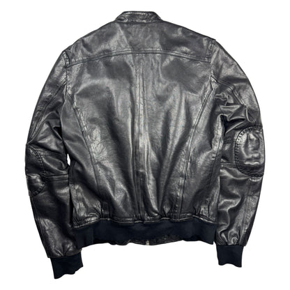 Chevignon Racer Leather Jacket (L)