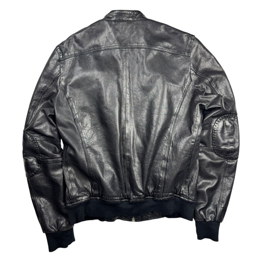 Chevignon Racer Leather Jacket (L)
