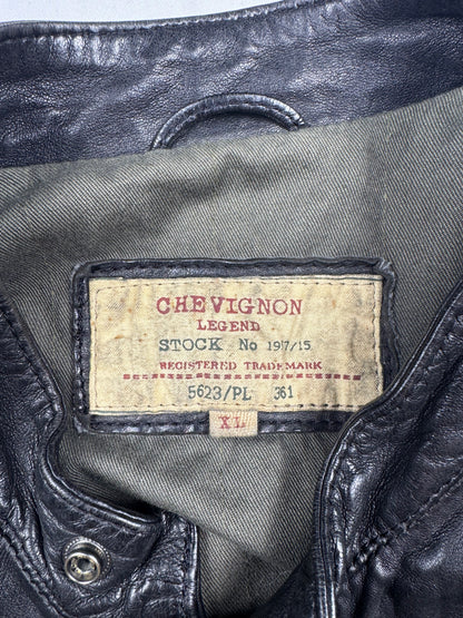 Chevignon Racer Leather Jacket (L)