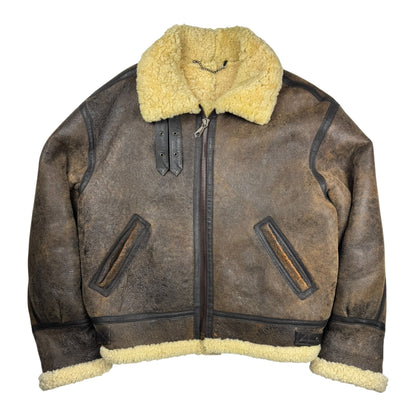 Chevignon Shearling Aviator Jacket (XL)