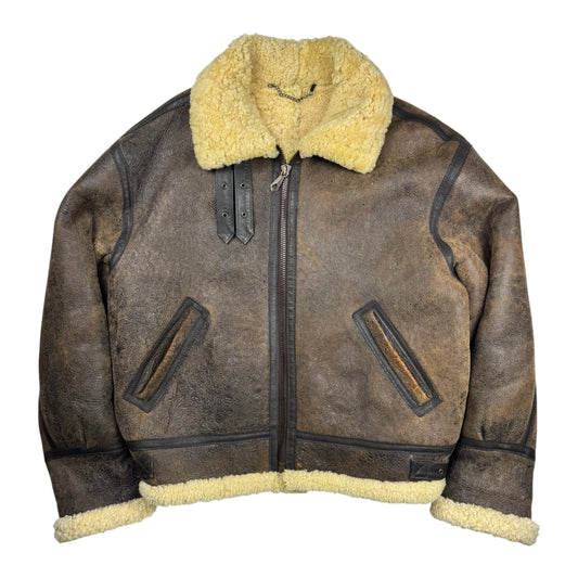 Chevignon Shearling Aviator Jacket (XL)