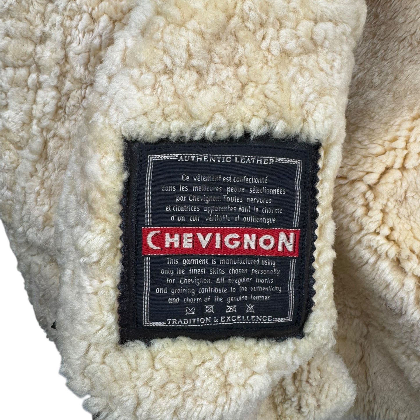 Chevignon Shearling Aviator Jacket (XL)