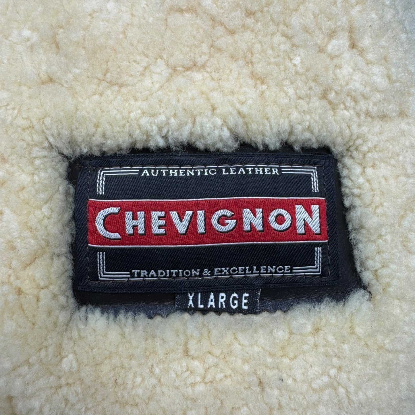 Chevignon Shearling Aviator Jacket (XL)